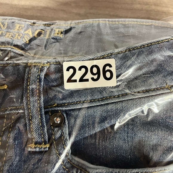 American Eagle Original Straight Extreme Flex Jeans Mens 26/30 Blue Denim 2296 - Picture 11 of 11
